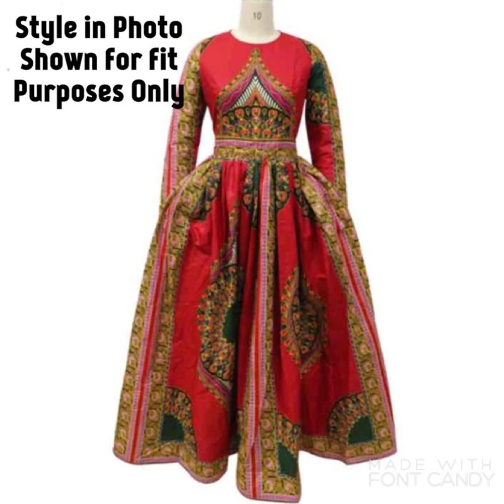African Ankara Print Dress